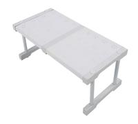 Organizzatore per mensole espandibile regolabile per armadio, non sono necessari attrezzi, scaffale in acciaio al carbonio per armadio bagno cucina soggiorno libreria (lunghezza 37-48 cm / 14,6-18,9