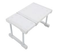 Organizzatore per mensole espandibile regolabile per armadio, non sono necessari attrezzi, scaffale in acciaio al carbonio per armadio bagno cucina soggiorno libreria (lunghezza 27-38 cm / 10,6-15