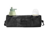 Organizzatore Per Passeggino | Organizzatore Passeggino Con Portabicchieri,Attacco Sicuro Capiente Con Cinghiette Portabottiglie Per Viaggio In Aereo Parco Golf
