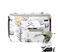 Organizzatore per passeggino, portaciucci per passeggino, con scomparto per bevande, portaoggetti impermeabile, vestibilità perfetta per , bambini e genitori