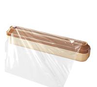 Organizzatore Per Pellicola Alimentare Con Taglierina | Porta Pellicola per Conservazione - Distributore Per Film E Carta Di Alluminio,Per Dispensa, Parete, Armadio, Cassetto, Frigorifero E Congelator