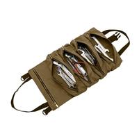 Organizzatore per per attrezzi arrotolabile | Organizzatori e contenitori per utensili con tessuto Oxford 900D | Organizer per borsa degli attrezzi con 5 tasche per , organizer per rotoli di a