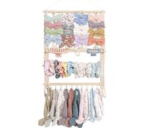 Organizzatore Per Ragazze - Beech Wood Hair Bow Hanger | Clip Decorativa Risparmio Di Spazio Per Capelli Stoccaggio Appeso Per La Fascia Dormo Del Lobby
