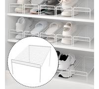 Organizzatore per scarpe multifunzionale, scaffale portaoggetti per armadio