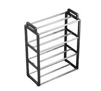 Organizzatore per scarpe per l'ingresso-scarpone multistrato, deposito per scaffali per scarpe in piedi | Organizzatore di arma da scarpe stabile a 4 strati per stivali, scarpe da ginnastica, tacchi,
