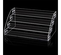 Organizzatore per smalti a 4 ripiani, può contenere 48 bottiglie di smalto, espositore in acrilico disponibile per profumi, organizer per la cura della pelle e organizer per occhiali da sole