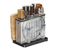 Organizzatore Per Taglieri | Rack Per Utensili Da Cucina Senza Necessità Di Foratura | Porta Per Pentole Padelle E Coperchi | Per Dormitorio, Hotel, Ristorante, Appartamento In Affitto, Panifici, Caff