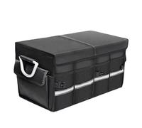 Organizzatore per tronchi per auto: trasportatore di stoccaggio del sedile posteriore portatile, divisore per tronchi SUV, cestino di smistamento pieghevole, vassoio, aho