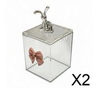 Organizzatore per Trucchi Da 6 Pezzi, Scatola Portaoggetti con Finestra