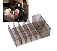 Organizzatore per Trucco Diviso 7 Scomparti Porta Rossetti per Tavolozza di Ombretti in Plastica Trasparente per Piano di Lavoro del Cassetto della vanità