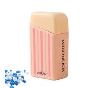 Organizzatore Pillole Viaggio, Portapillole Settimanale Compatto,dispenser Farmaci Viaggio, Portapillole Settimanale, Dispenser Per Farmaci E Integratori | Custodia Per Viaggi Business Vacanze