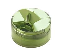 Organizzatore Pillole Viaggio | Portapillole Settimanale Pieghevole | Scatola Contenitore Piccola Integratori | Portatile ABS Silicone | Compatto Porta Medicine Ufficio Camping