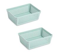 Organizzatore Plastic Forte - Set 2 Scomparti Multiuso Verde