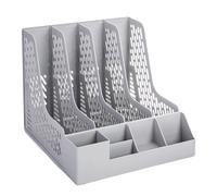 Organizzatore Plastica Desk E Cartella Archiviazione File 4 Paratteristiche In Plastica Magazine Holder Per L'organizzazione Legno Organizzazione Per Ufficio Organizzatore