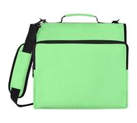 Organizzatore portatile dell'ufficio della maniglia portatile della cassa del raccoglitore del computer portatile verde pallido con la