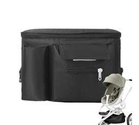 Organizzatore portatile per passeggino, cinghie antiscivolo e fissaggio sicuro, tasca trasparente impermeabile con controllo tattile, per e genitori