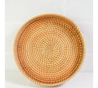 Organizzatore Rotondo Per Piatti Da Portata In Rattan Per Feste A Colazione