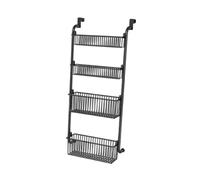 Organizzatore sopra la porta, cestini sospesi per contenitori per armadio,