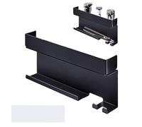 Organizzatore Utensile Per Capelli Monte A Parete - Porta Di Ferro Arricciacapelli A Doppio Strato | Riduci Di Stoccaggio Degli Accessori Per Bagno Robusti Per Arricciatura Rossetto | Organizzatore De