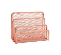 Organizzatori Del Camere Da Scrivania Rack A 3 Sezioni Organizzatori Desktop Space Saving Mail Stand Stand Magazine 173x80x135mm Metal Mail Vassoio