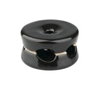 Organizzatori di cavi in ceramica doppio in elegante nero, ideali per mantenere i cavi in ordine con stile. Il set include 5 pezzi, perfetto per la casa e l'ufficio moderno.