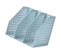 Organizzatori di documenti pieghevoli, in plastica ispessita per scrivania, porta documenti salvaspazio in plastica, robusta porta documenti in plastica