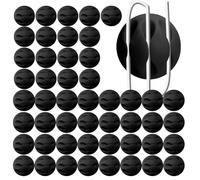 Organizzatori di fili per cavi | organizer per cavi in silicone con 3 fori - Supporto per cavi da scrivania multifunzionale, 50 supporti per cavi per la casa