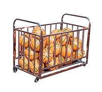 Organizzatori Di Palloni Da Calcio Grande Carrello Per Palloni Da Pallacanestro Gabbia Da Pallavolo In Acciaio Inox Con Ruote Con Blocco Organizzatori Di Palloni Sportivi Resistenti Per La Scusa