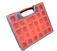 Organizzatori di strumenti trasparenti Scatole Scomparti regolabili Chiusure sicure Maniglia ergonomica per accessori hardware Organizer per utensili portatili Scomparti per scatole