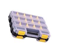 Organizzatori di utensili Cassetta degli attrezzi di piccole parti con scomparti rimovibili Doppia scatola laterale Organizzatori Hardware Storage Box con coperchi