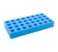 Organizzatori di utensili con layout preciso dei fori per una facile ordinazione cacciavite Bit Holder vassoio per macchinisti o operatori di fabbrica Tool Case
