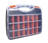 Organizzatori per cassette degli attrezzi Organizzatori di piccole parti per elementi di fissaggio e con divisori rimovibili Accessori hardware Divisore regolabile Cassetta degli attrezzi per