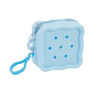 Organizzatori variopinti della moneta del silicone dei sacchetti del cambiamento con il supporto della carta del silicone accessorio dei, Blu, Taglia unica
