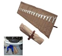 Organizzazione Attrezzi Facile con Borsa Rotolo in Tela Resistente e 16 Tasche