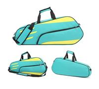 Organizzazione del badminton - Borsa da trasporto per badminton, 3 borse da per zaino da badmintoon | Borsa da per l'organizzazione di a spalla impermeabile | Copriracche