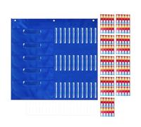 Organizzazione della classe Pocket Chart compiti a casa Pocket Stationery Storage per la scuola materna scuola materna casa matita stoccaggio