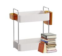 Organizzazione di Rack di Stoccaggio Scrivania, Scaffale cosmetico a doppio strato, Organizzazione del bancone del bagno, Organizzazione del ripiano della scrivania portatile per lo stoccaggio