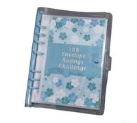 Organizzazione finanziaria Made Easy Compact Budget Raccoglitore con design a foglia sciolta e diverse opzioni di tasca per riporre oggetti (blu)