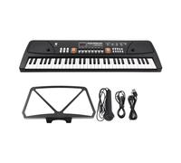 Organo Elettronico A 61 Tasti Con Microfono Tastiera Digitale Piano Elettrico Con Display A LED Doppi Altoparlanti Stereo Incorporati