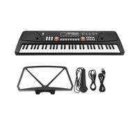 Organo Elettronico A 61 Tasti Con Microfono, Tastiera Digitale, Pianoforte Con Display A LED, Doppio Altoparlante Stereo Incorporato