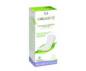 Organyc Inserti slip Light Plus (24 pezzi) - 100% bio-cotone, 1 goccia