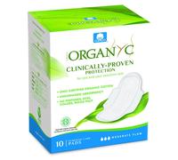 Organyc Tamponi da giorno moderati con ali (10 pezzi) - 100% cotone organico, 3 gocce