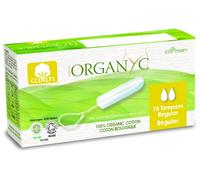 Organyc Tamponi regolari (16 pezzi) - 100% cotone biologico, 2 gocce