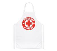Orgasm Donor Chef Grembiule Valentines Giorno Sesso Rude Marito Moglie Cock Love