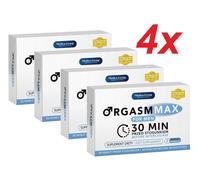 ORGASM MAX 8 capsule (4 confezioni x 2 capsule) per uomo For Man Aumentare la...