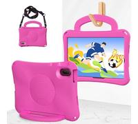 ORGCIUFB Custodia per bambini per Huawei MatePad SE 11 2024, custodia per tablet Huawei MatePad SE 11 2024 per bambini, leggera, in EVA, antiurto, con manico protettivo (rosa rosso)