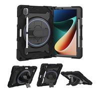 ORGCIUFB Custodia per bambini per Xiaomi Mi Pad 5/MiPad 5 Pro 11 pollici 2021, staffa elastica multi-angolo+cinturino girevole regolabile a 360° guscio infrangibile tre in uno, resistente alle cadute