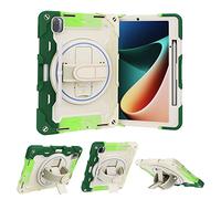ORGCIUFB Custodia per bambini per Xiaomi Mi Pad 5/MiPad 5 Pro 11 pollici 2021, staffa elastica multi-angolo+cinturino girevole regolabile a 360° guscio infrangibile tre in uno, resistente alle cadute