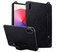 ORGCIUFB Custodia per tablet Honor Pad X8 Pro/Honor Pad X9 da 11,5", antiurto, con cinturino da polso, custodia in pelle TPU (nera)
