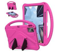 ORGCIUFB Custodia per tablet Lenovo Idea Tab Plus 12,1 pollici 2025 TB-365FC, leggera in EVA con cinturino regolabile, maniglia antiurto e cavalletto, per bambini, guscio protettivo portatile (rosso